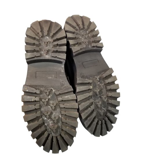 Steve Madden Lug Sole Platform oxford heels loafers with chain size 10 - Picture 14 of 14